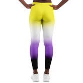 Non-binary Pride Ombre Leggings Leggings - AOP PRIDE MODE